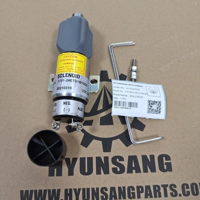 24V Stop Solenoid Valve 1751ES-24E7U1B1S5 3865274 For E70B E320 E200B