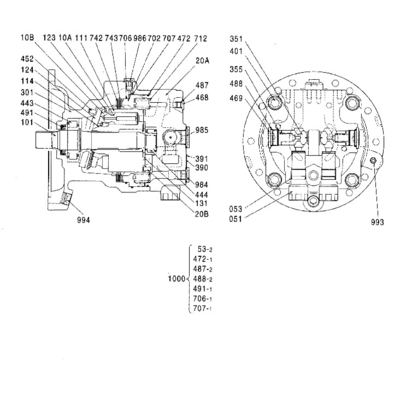 Excavator Plate 0816216 0887028 0365332 For ZX350H-3G ZX360H-3G