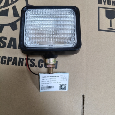 Hyunsang Excavator Parts LAMP ASSY WORK 421-06-23350 For GD555, HD325, HD405, HD465, HD605