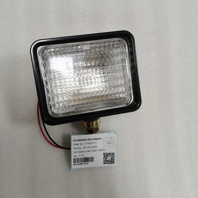 Hyunsang Excavator Parts LAMP ASSY WORK 421-06-23350 For GD555, HD325, HD405, HD465, HD605