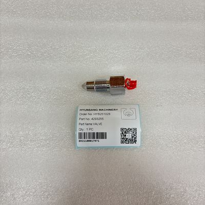 Hyunsang Excavator Parts Valve 4293255 For 190E 75C 75D 75G 80C 85D 85G