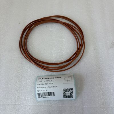 Hyunsang Excavator Parts liner seal 167-0024 For C9