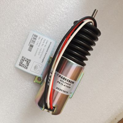 24V Stop Solenoid 119-7017 1237532 0814155 For  PM-465 PS-150C CB-434C
