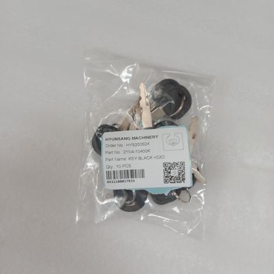 Hyunsang Parts Key 21N4-10400K / HD62 For Hyundai Excavator