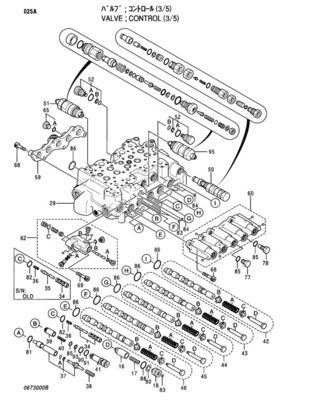 Hyunsang Excavator Parts Relief Valve 4372038 4448675 for ZX200-5G ZX210W