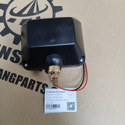 Hyunsang Excavator Parts LAMP ASSY WORK 421-06-23350 For GD555, HD325, HD405, HD465, HD605