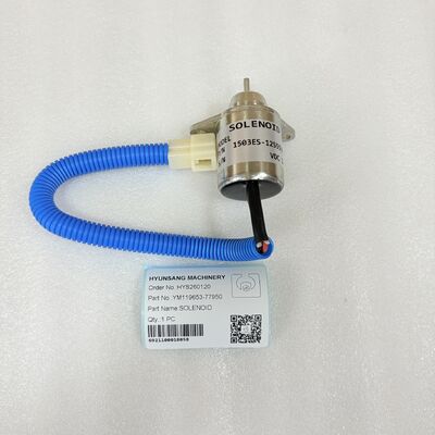 Hyunsang Excavator Parts YM-119653-77950 Stop Solenoid