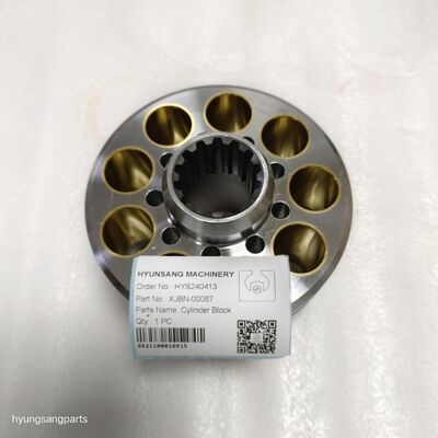 Hyunsang Machinery Parts Cylinder Block XJBN-00067 For HW210, HX220L, HX220NL, HX235L, HX260L