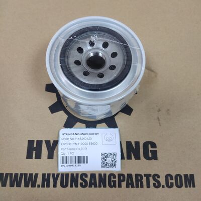 Hyunsang Excavator Parts Fuel Filter YM119000-55600 For PC110R-1 PC70FR-1 PC75-1